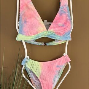 Sherbet Tie-Dye Bikini Set